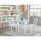 International Concepts Small Dual Drop Leaf Dining Table with 2 Madrid LadderBack Chairs - 3 Piece Dining Set K08-2236D-C2-2 - alternate 6